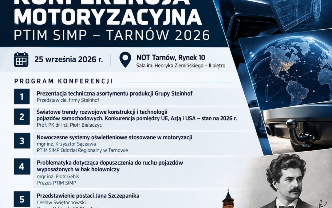 KONFERENCJA MOTORYZACYJNA PTIM SIMP – TARNÓW 2026